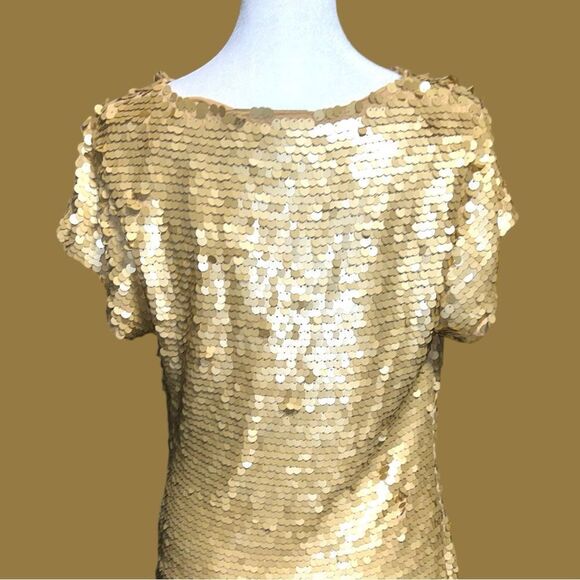 Inc gold sequined top! New - Picture 8 of 11